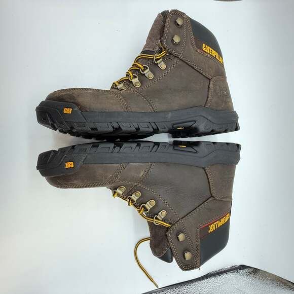 Caterpillar Steel Toe Work Boots Seal Brown. - Picture 3 of 8